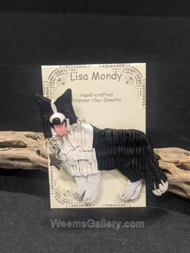 Border Collie Pin by Lisa Mondy
